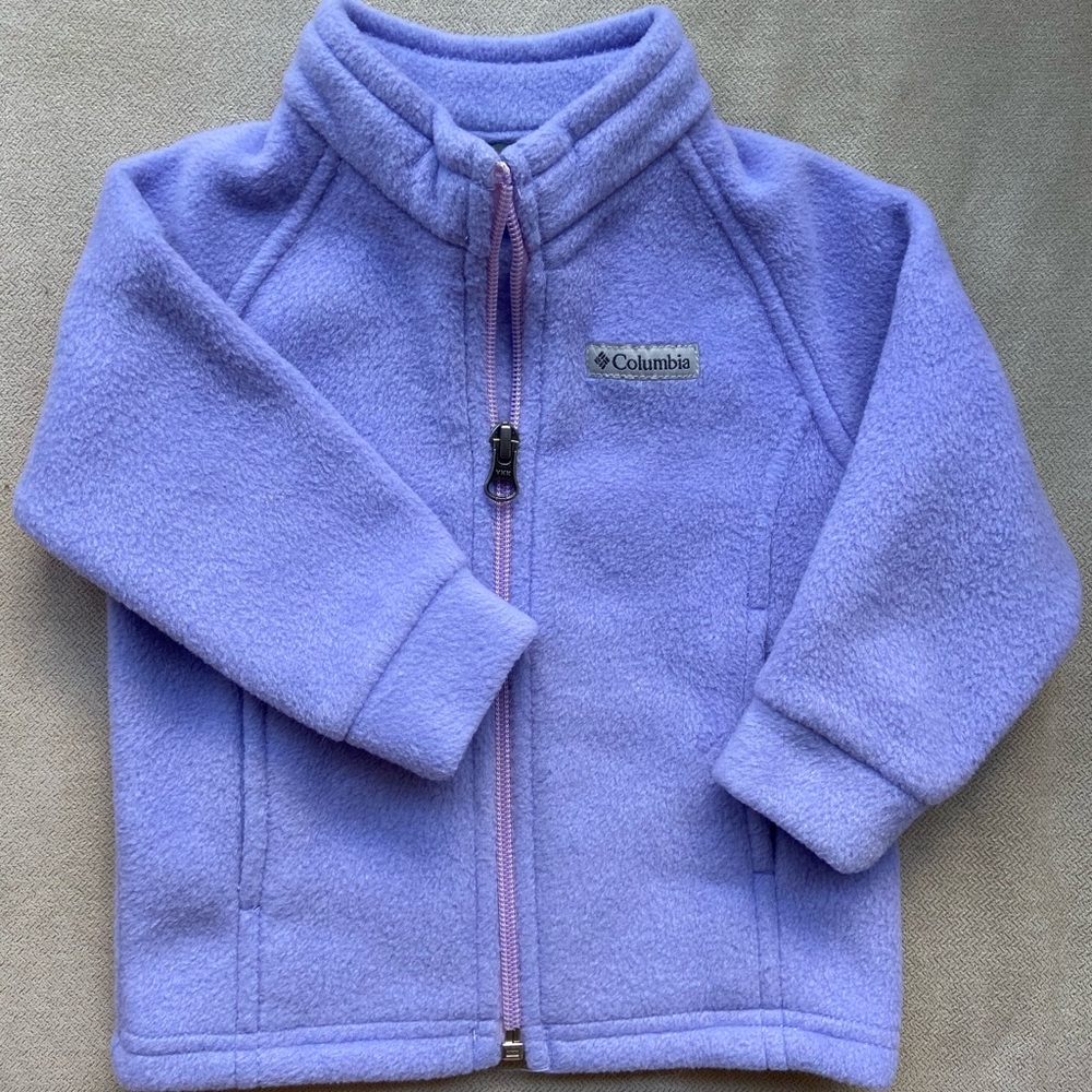 EUC Columbia Light Purple Baby Fleece